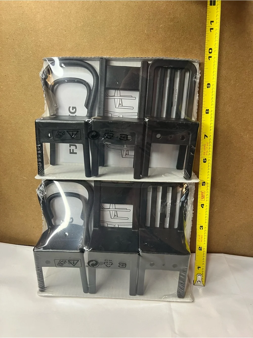 IKEA Black Wall Hooks Set of 6